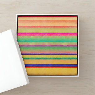 Helle Blutung Wasserfarben Streifen Papiertaschent Seidenpapier