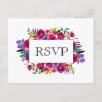 Helle Boho-Kühne Blumen RSVP
