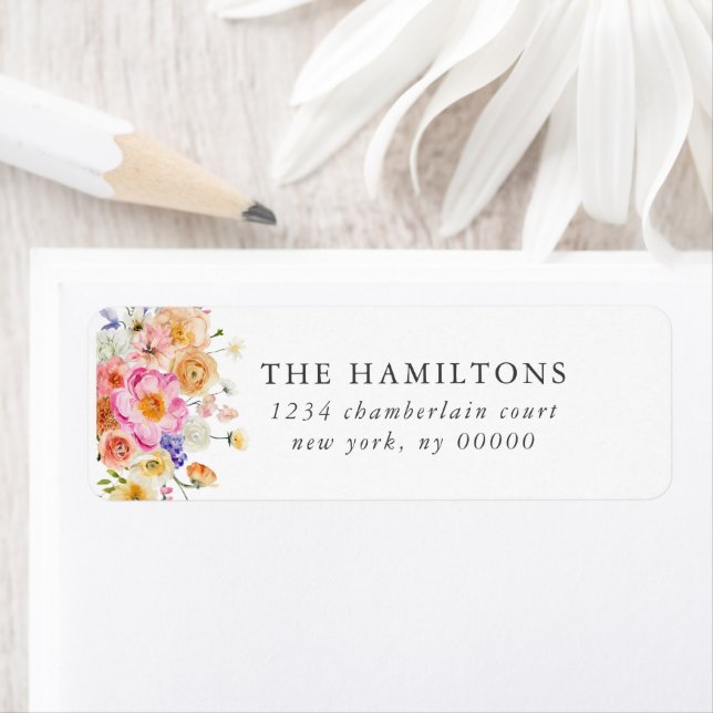 Helle botanische Hochzeit mit Flora und Fauna (Insitu)