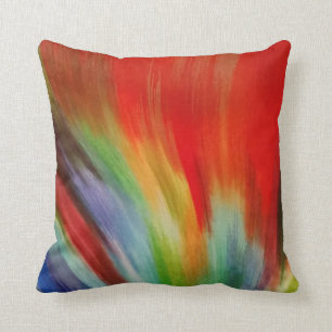 helle bunte abstrakte Farbe Watercolorkunst cool Kissen