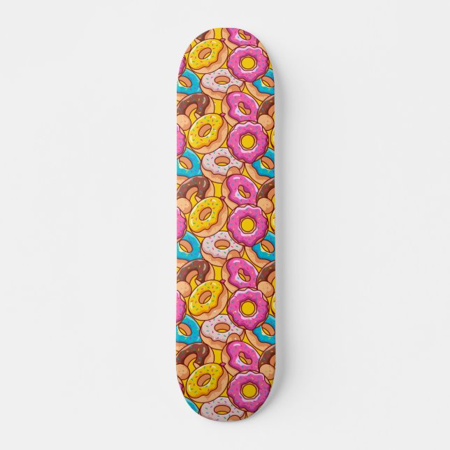 Helle Cartoon Donuts Skateboard (Vorne)