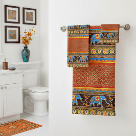 Helle Elefanten Badhandtuch Set