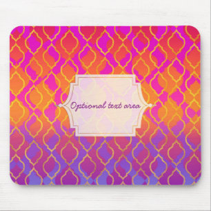 Helle Farben Arabischer Marokkanischer Glam Indisc Mousepad