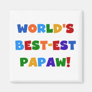 Helle Farben Die besten Papaw Tshirts und Geschenk Magnet