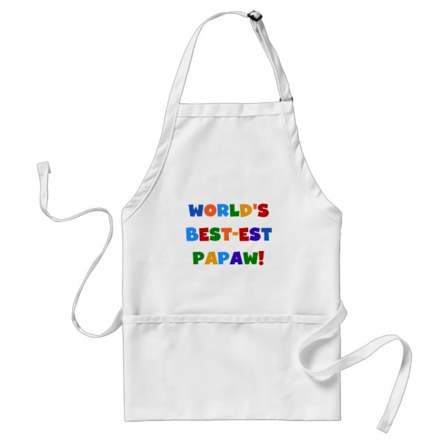 Helle Farben Die besten Papaw Tshirts und Geschenk Schürze (Vorne)