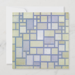 Helle Farben Graue Linien   Piet Mondrian  