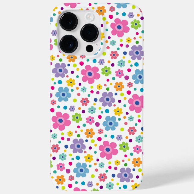 HELLE, FARBENE BLUME Case-Mate iPhone 14 PRO MAX HÜLLE (Rückseite)