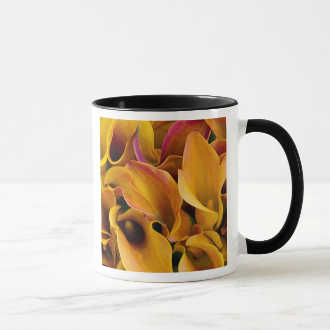 Helle, farbenfrohe Calla-Lilien Tasse (Rechts)