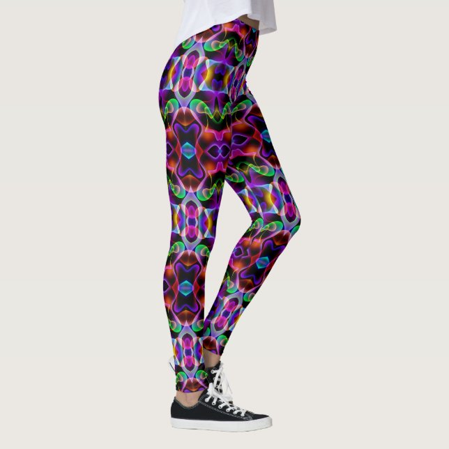 Helle, farbenfrohe Leggings Running Pants (Rechts)