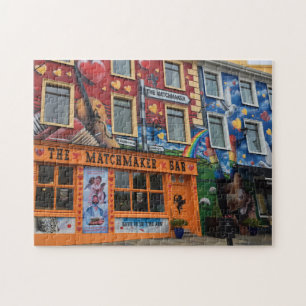 Helle farbenfrohe Matchmaker Pub, Irland Puzzle