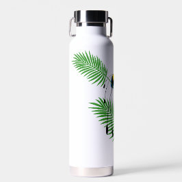 Helle, farbenfrohe Vögel des Paradieses Trinkflasche