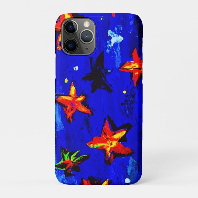Helle, farbige Orangensterne. Jetzt kaufen Case-Mate iPhone Hülle (Rückseite)