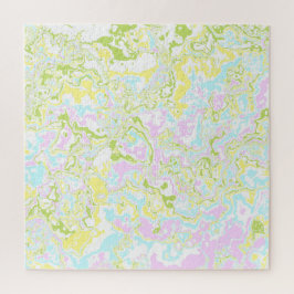 Helle, farbige Pastel Trippy Retro Boho Marmor