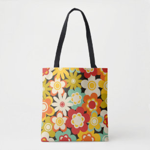 Helle Farbige Retro Süße Blumenmuster Tasche