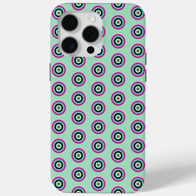 Helle Farbkreise Gehäuse für iPhone 15 Pro Max. Case-Mate iPhone Hülle (Rückseite)