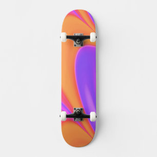Helle Farbschwirre Skateboard