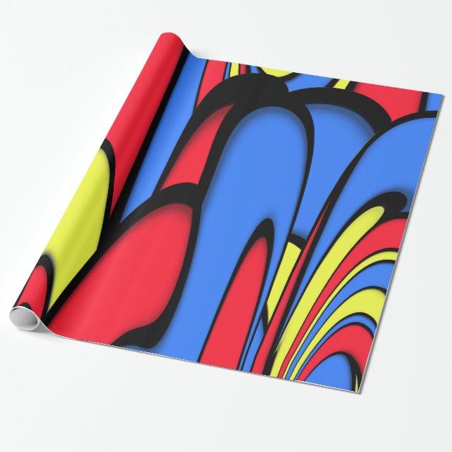 Helle festliche Farbe Geschenkpapier (Ungerollt)