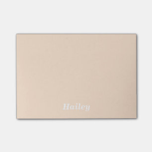 Helle Fischcremesuppen-personalisierte Post-it Klebezettel