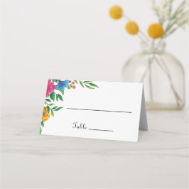 Helle Frühlings- und Sommerhochzeit Platzkarte