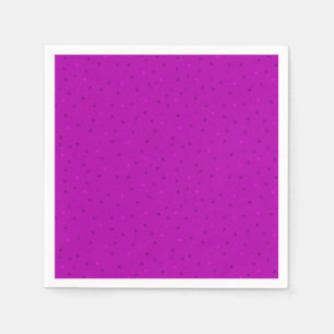 Helle Fuchsia mit kleinen Polka-Punkten. Serviette