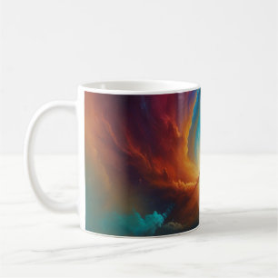 Helle Galaxie-Nebel-Kunst-Tasse Celestial Portal Kaffeetasse