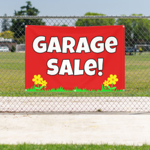 Helle Garage Verkauf Banner