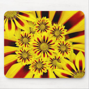 Helle gelbe Blumen Mousepad