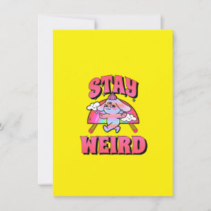 Helle Gelbe Tapete Bold Minimalistisches Design Dankeskarte