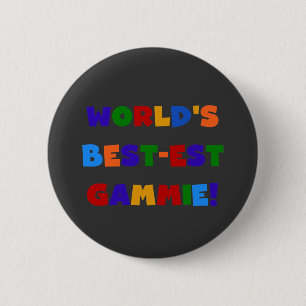 Helle Geschenke des Gut-est Gammie der Welt Farb Button