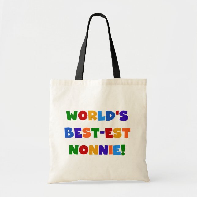 Helle Geschenke des Gut-est Nonnie der Welt Farb Tragetasche (Vorne)