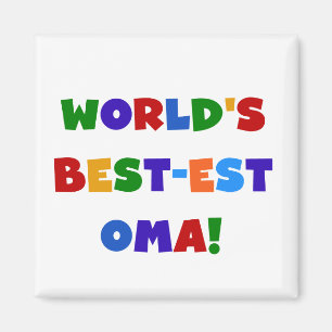 Helle Geschenke des Gut-est Oma der Welt Farb Magnet