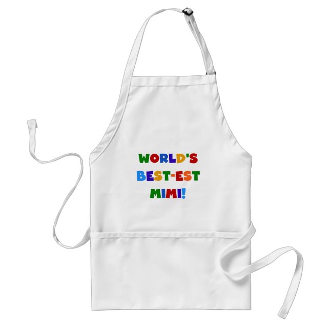 Helle Geschenke T-Shirts des Gut-est der Welt Farb Schürze (Vorne)