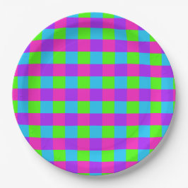Helle Gingham Paper Teller - Stil 1