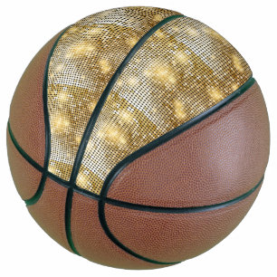 Helle, glänzende Pailletten-Glitzer Disco-Ball Basketball