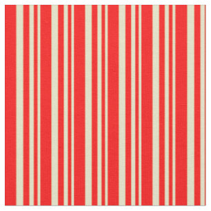 Helle Goldenrod und rotes Streifenmuster Stoff