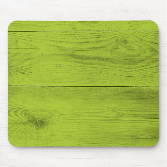 Helle grüne Holzstruktur als Hintergrundtextur Mousepad (Vorne)