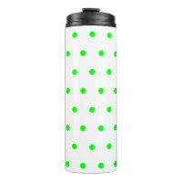 Helle grüne Polka Dots