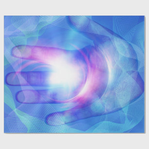 Helle Hand Geschenkpapier