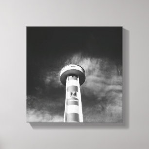 Helle Häuser Leinwanddruck