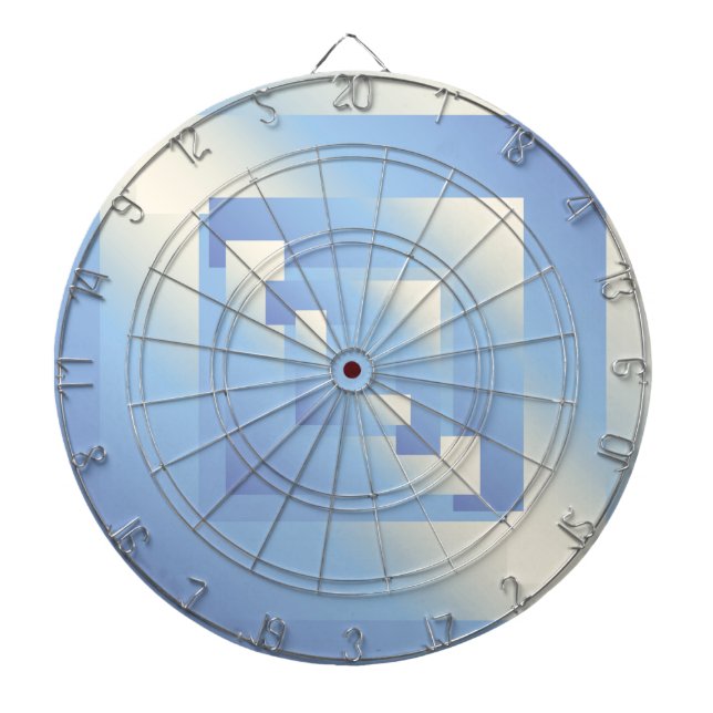 helle Himmelsfarben Dartscheibe (vorne)