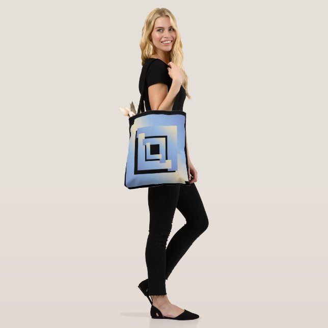 helle Himmelsfarben ni Tasche (Am Model)