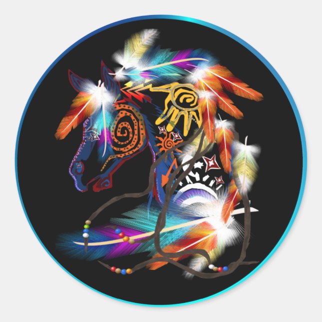 Helle Horse Sticker (Vorderseite)