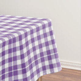 Helle Hütte Moderne Gingham Classic Lila Tischdecke