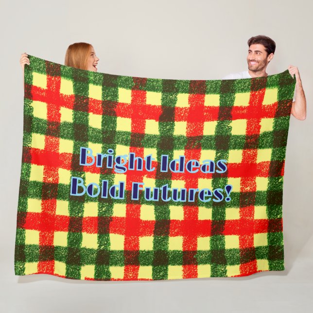 Helle Ideen kühne Futures Fleece Blanket! (Beispiel)