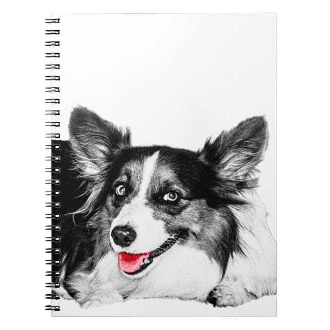 Helle Ideen mit einem frechen Corgi Notizblock (Vorderseite)