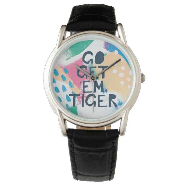 Helle Inspiration II | Go Get 'Em Tiger Armbanduhr (Vorderseite)