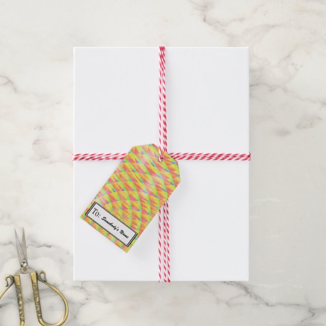 Helle Interferenz von Kenneth Yoncich Geschenkanhänger (Mit Garn)