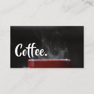 Helle Kaffeemaschine Einfache Gebirgskarte Treuekarte