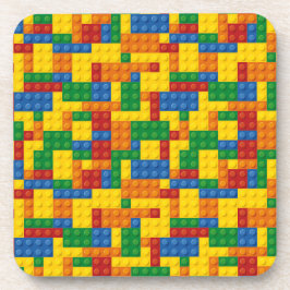 HELLE KINDER GEBÄUDE BLOCKS GETRÄNKEUNTERSETZER