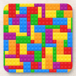 HELLE KINDER GEBÄUDE BLOCKS GETRÄNKEUNTERSETZER